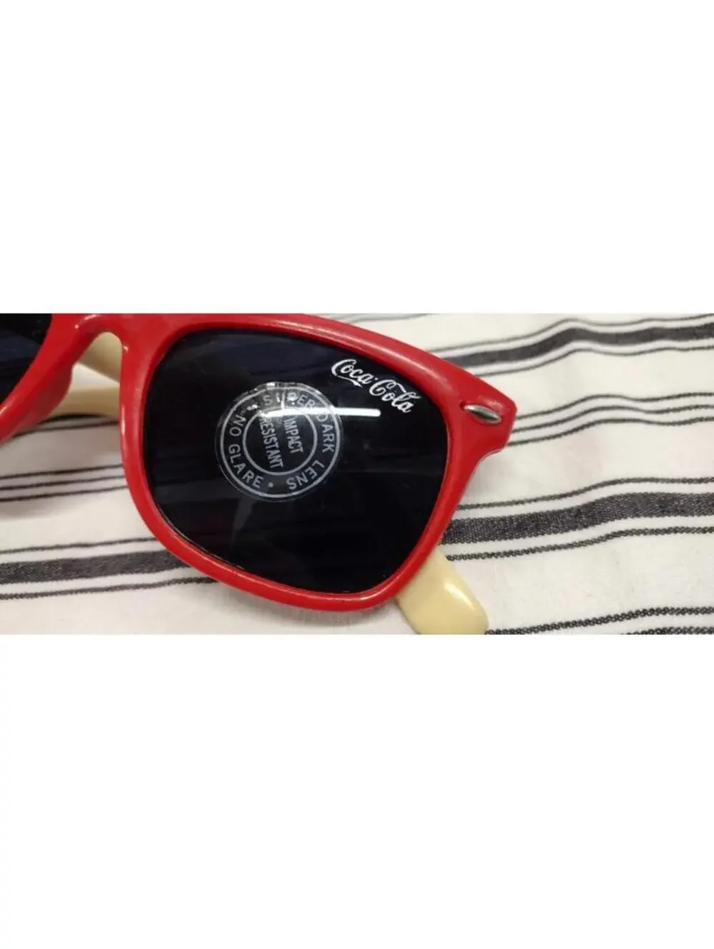 Vintage 1980s Coca Cola Children's Size Red Eyeglasses 1980s does 1950s Colors